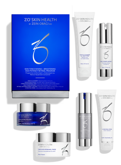 ZO Skin Health | Skin Brightening Evening + Brightening High Potency Retinol Program
