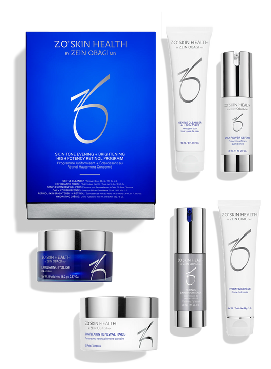 ZO Skin Health | Skin Brightening Evening + Brightening High Potency Retinol Program