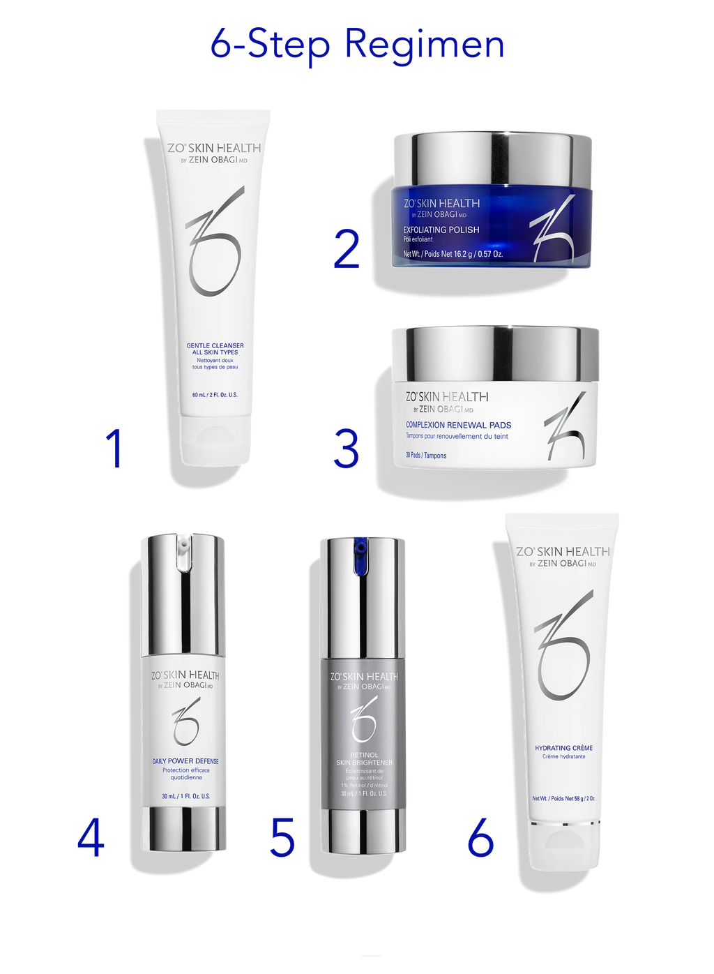 ZO Skin Health | Skin Brightening Evening + Brightening High Potency Retinol Program