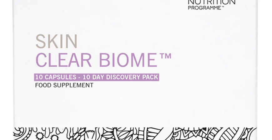 A discovery pack to test Skin Clear Biome for ten days