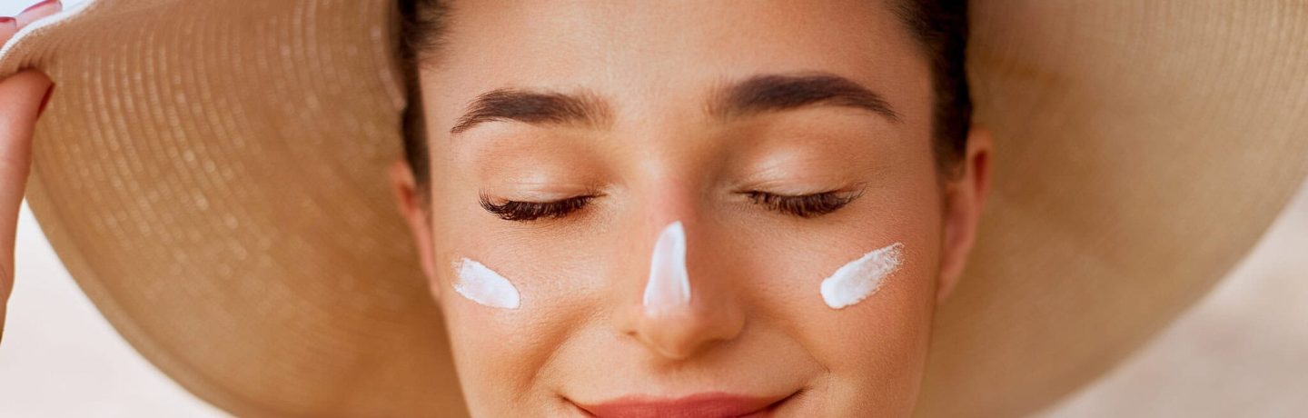 Obagi Skincare 12 woman with sunscreen on face